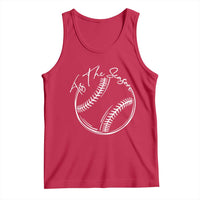 Aesthetic Tis The Season Baseball Graphic Tank Top Sports Fan Gift