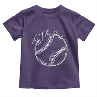 Aesthetic Tis The Season Baseball Graphic Toddler T Shirt Sports Fan Gift