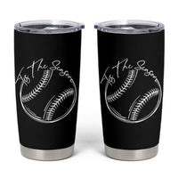 Aesthetic Tis The Season Baseball Graphic Tumbler Cup Sports Fan Gift