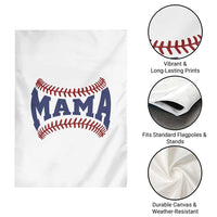 Game Day Baseball Mama Garden Flag Proud Mom Gift