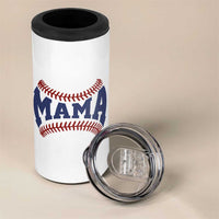 Game Day Baseball Mama 4 in 1 Can Cooler Tumbler Proud Mom Gift
