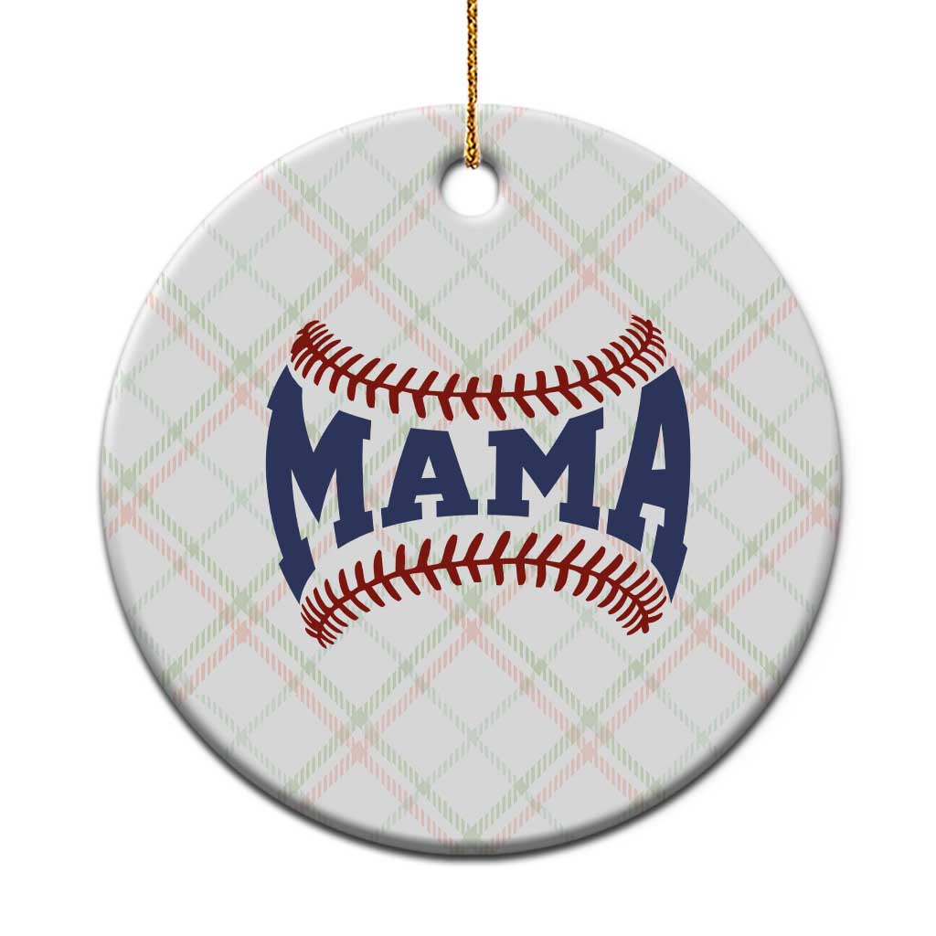 Game Day Baseball Mama Ceramic Ornament Proud Mom Gift