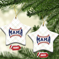 Game Day Baseball Mama Ceramic Ornament Proud Mom Gift