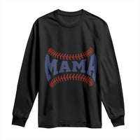 Game Day Baseball Mama Long Sleeve Shirt Proud Mom Gift