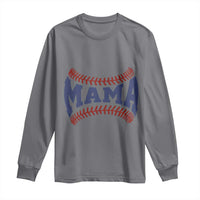 Game Day Baseball Mama Long Sleeve Shirt Proud Mom Gift
