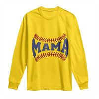 Game Day Baseball Mama Long Sleeve Shirt Proud Mom Gift