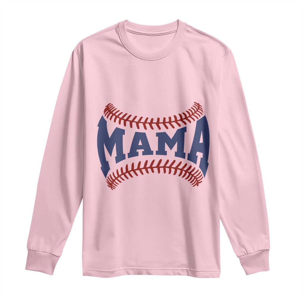 Game Day Baseball Mama Long Sleeve Shirt Proud Mom Gift
