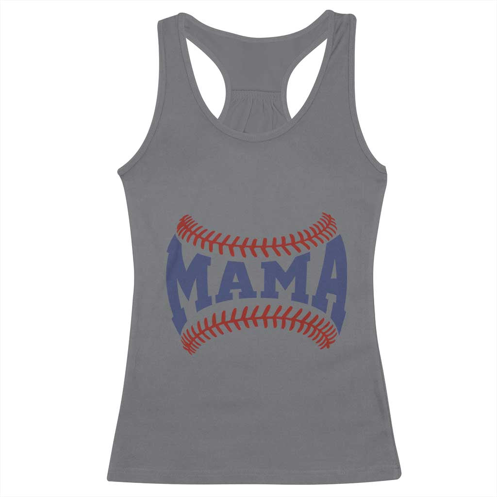 Game Day Baseball Mama Racerback Tank Top Proud Mom Gift