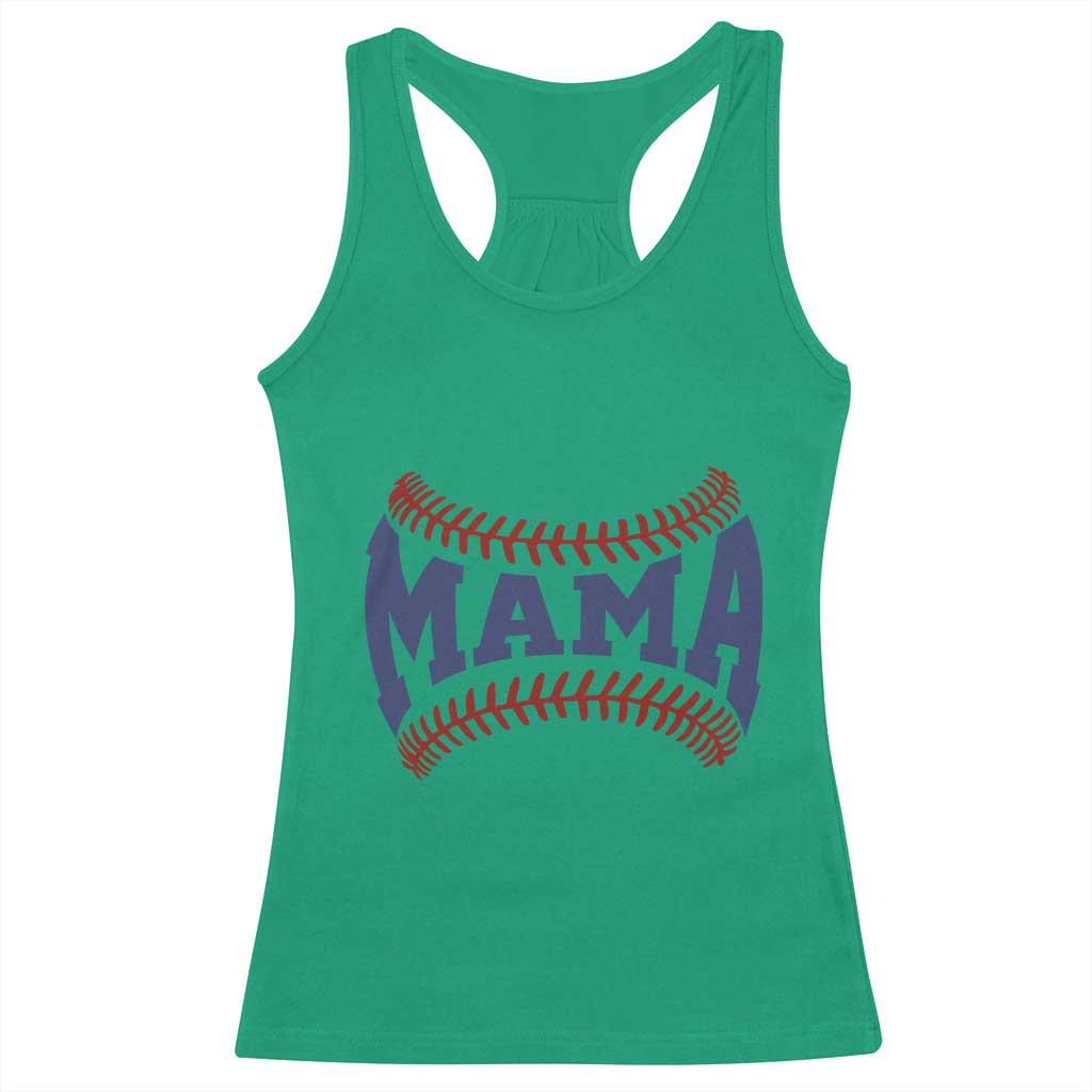 Game Day Baseball Mama Racerback Tank Top Proud Mom Gift