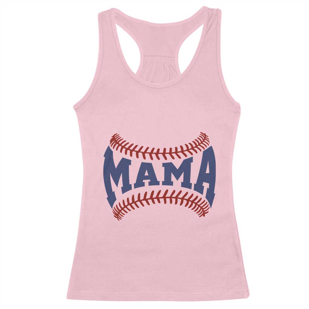 Game Day Baseball Mama Racerback Tank Top Proud Mom Gift