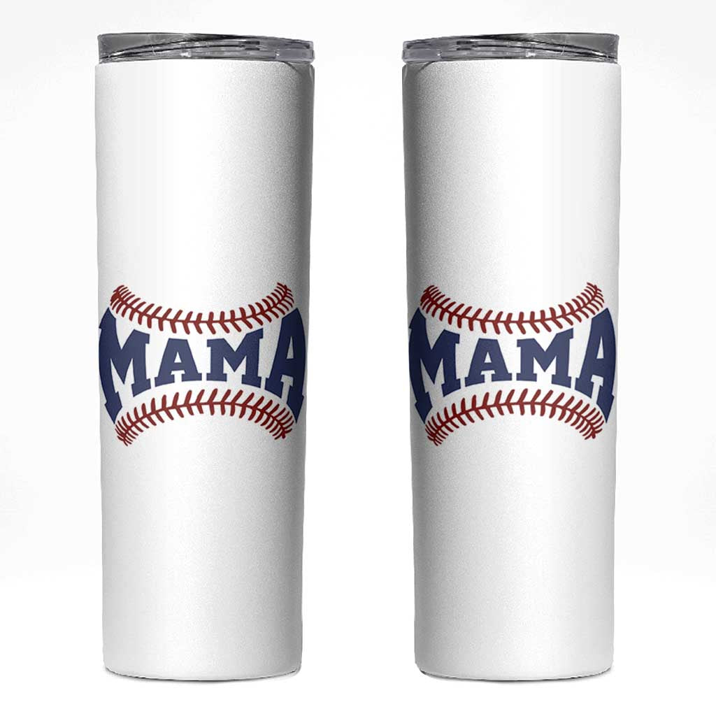 Game Day Baseball Mama Skinny Tumbler Proud Mom Gift