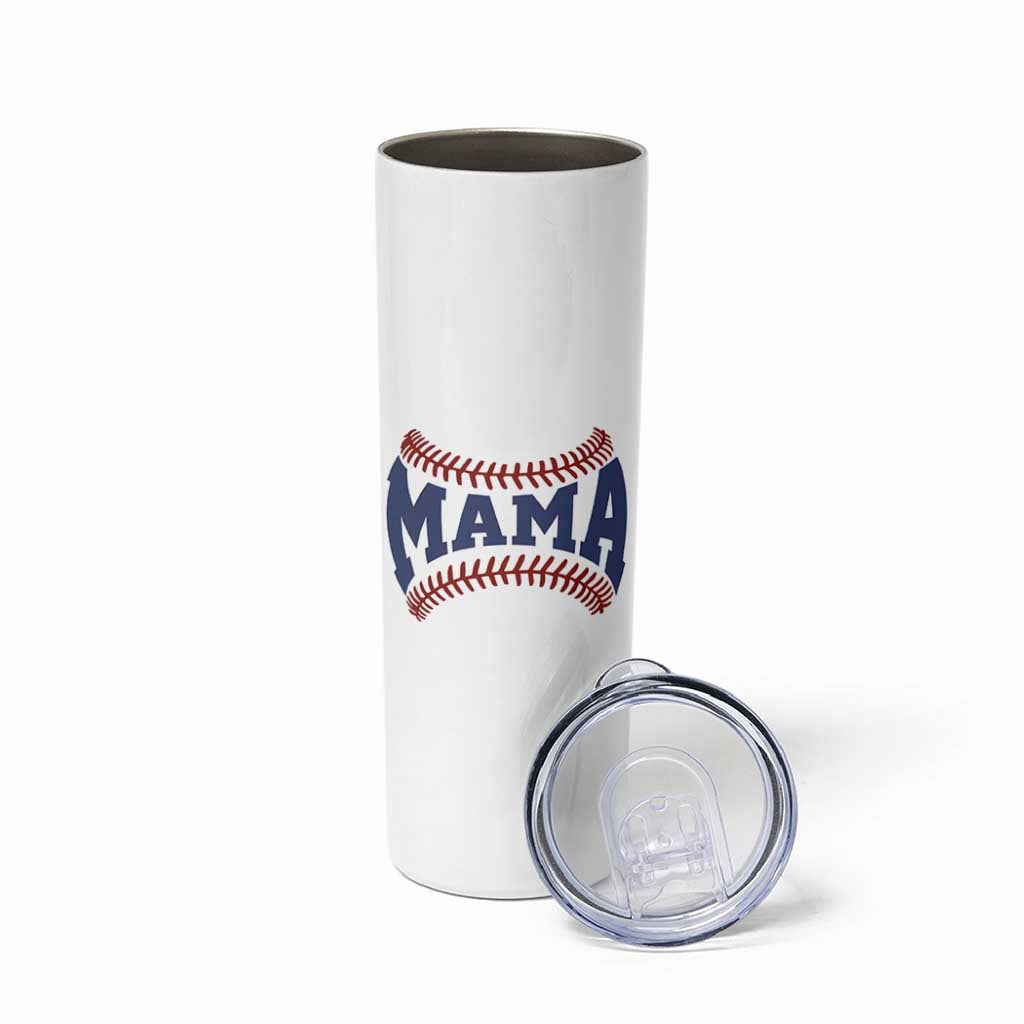 Game Day Baseball Mama Skinny Tumbler Proud Mom Gift