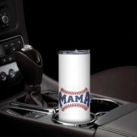 Game Day Baseball Mama Skinny Tumbler Proud Mom Gift