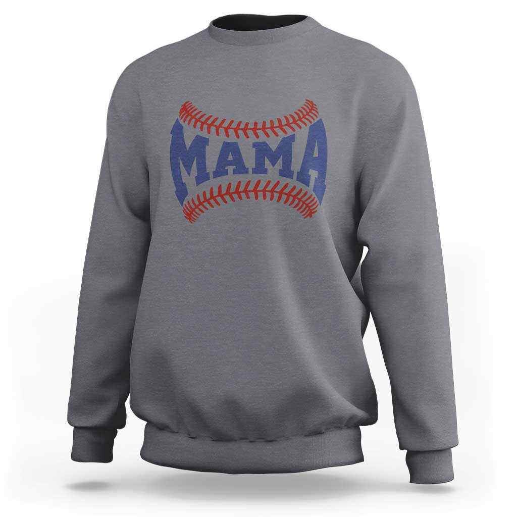 Game Day Baseball Mama Sweatshirt Proud Mom Gift