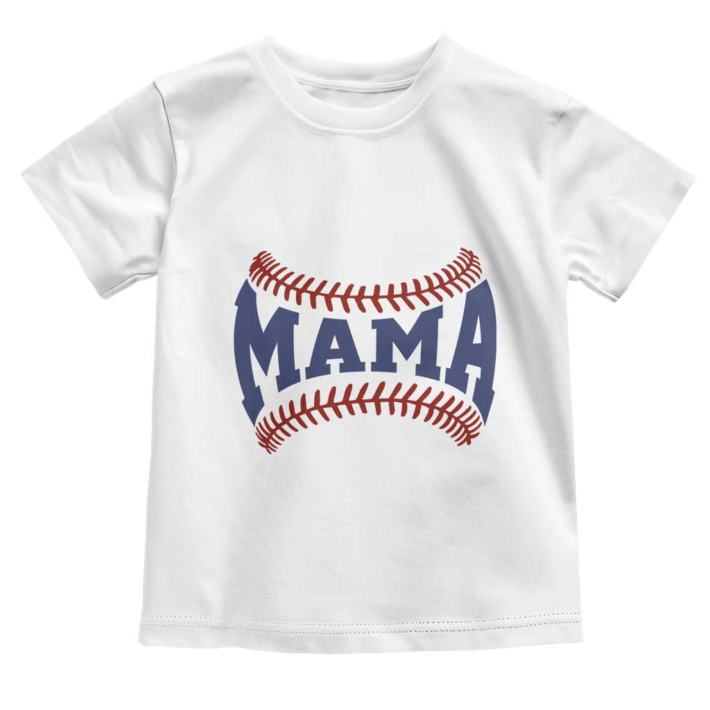 Game Day Baseball Mama Toddler T Shirt Proud Mom Gift