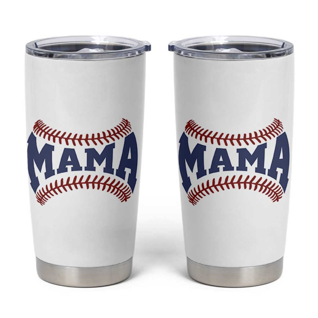 Game Day Baseball Mama Tumbler Cup Proud Mom Gift