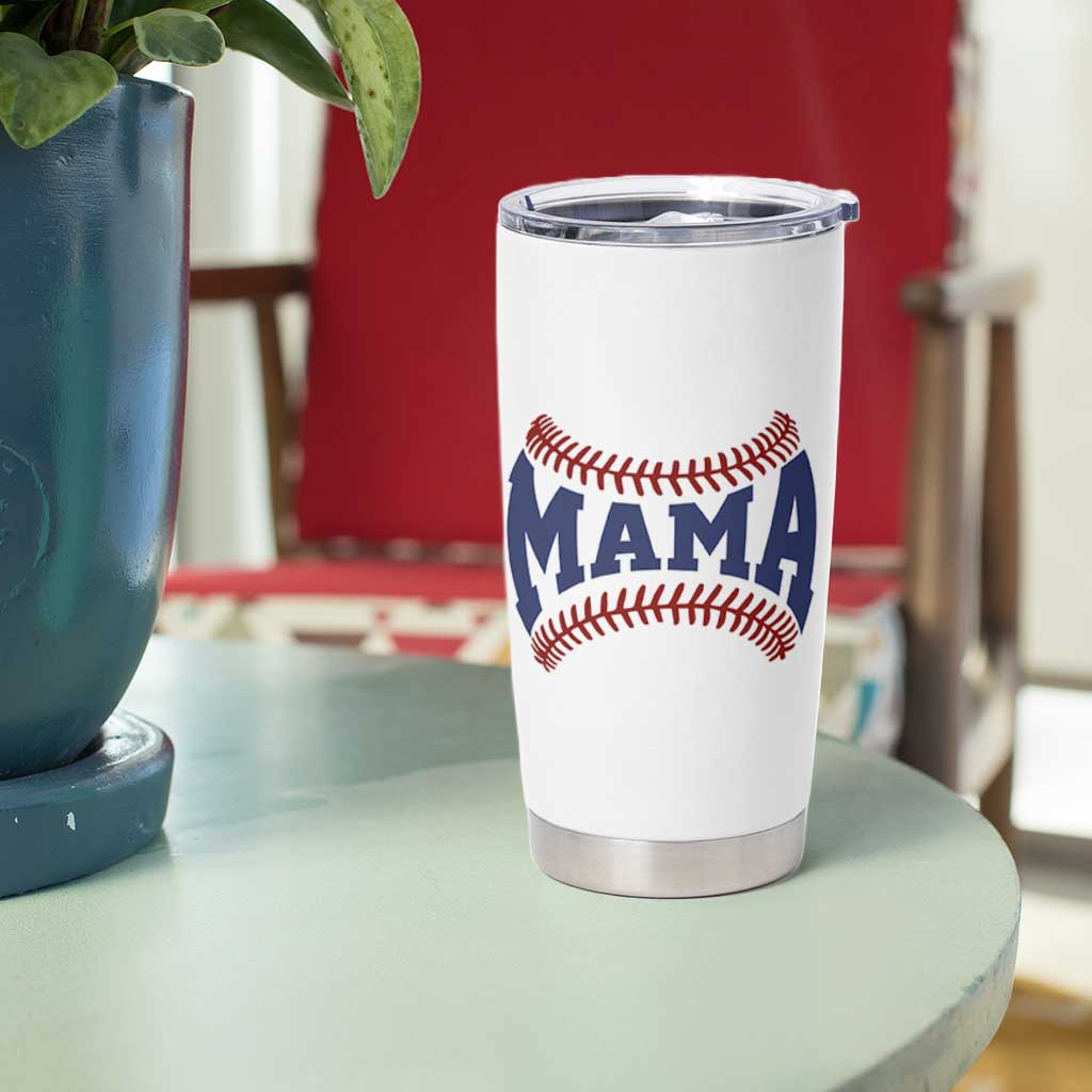 Game Day Baseball Mama Tumbler Cup Proud Mom Gift