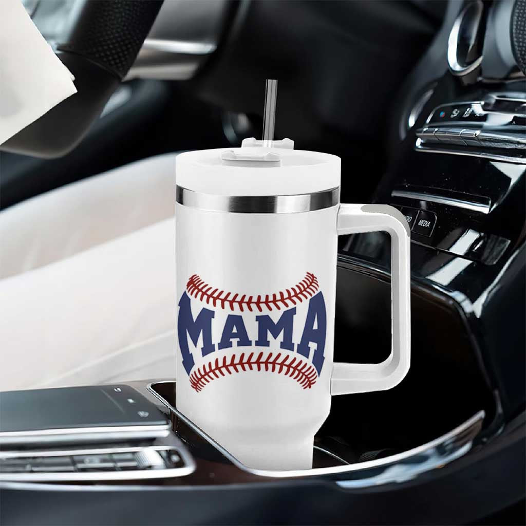 Game Day Baseball Mama Tumbler With Handle Proud Mom Gift