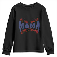 Game Day Baseball Mama Youth Sweatshirt Proud Mom Gift