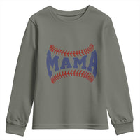Game Day Baseball Mama Youth Sweatshirt Proud Mom Gift