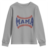 Game Day Baseball Mama Youth Sweatshirt Proud Mom Gift