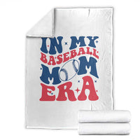 In My Baseball Mom Era Throw Blanket Game Day Sports Mom