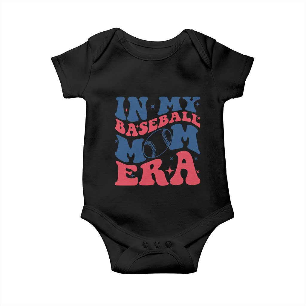 In My Baseball Mom Era Baby Onesie Game Day Sports Mom