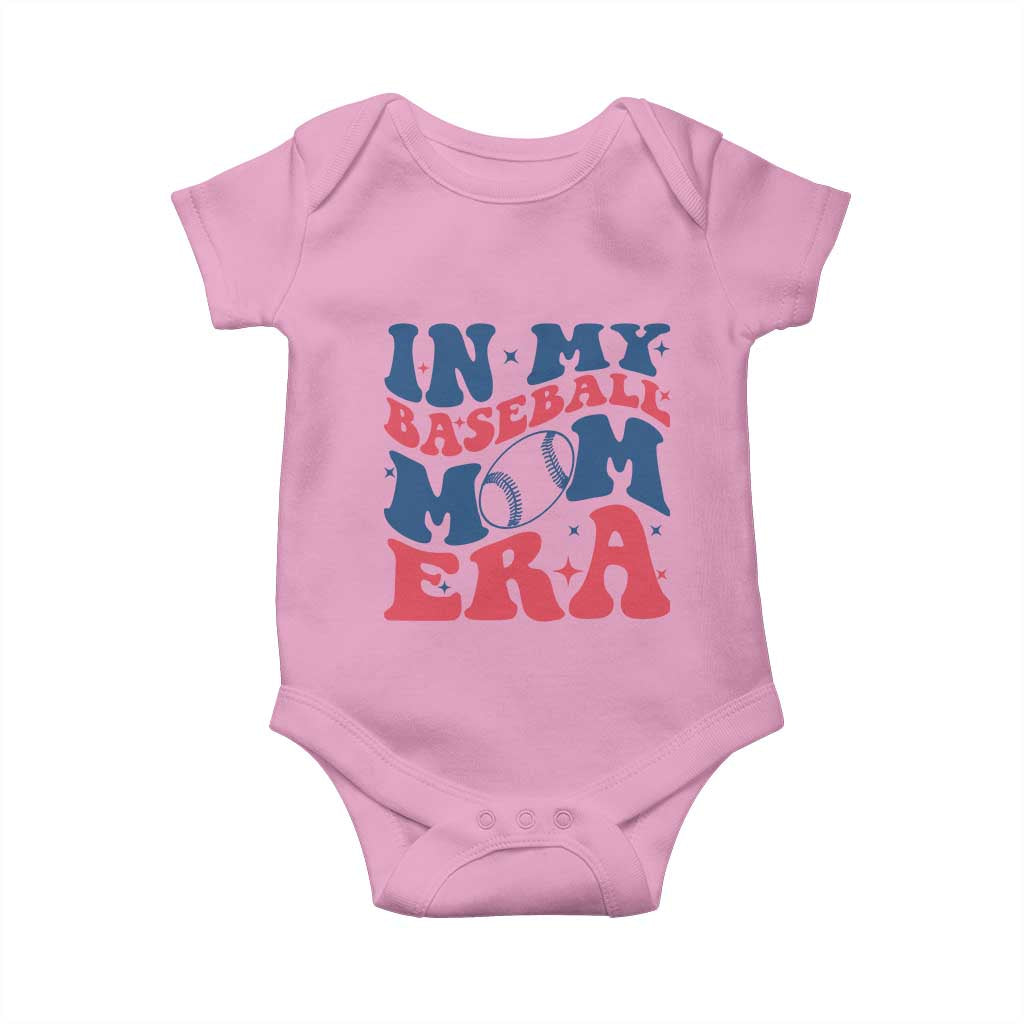 In My Baseball Mom Era Baby Onesie Game Day Sports Mom