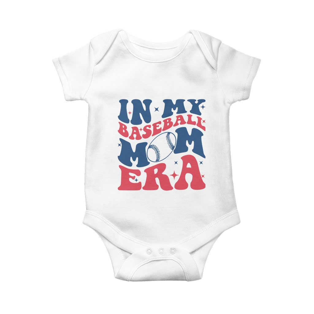 In My Baseball Mom Era Baby Onesie Game Day Sports Mom