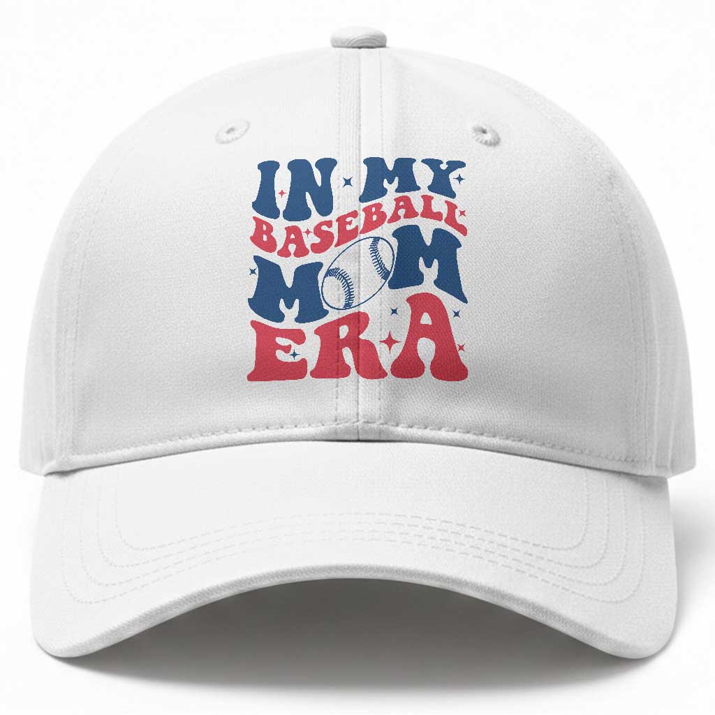 In My Baseball Mom Era Baseball Cap Game Day Sports Mom