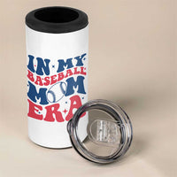 In My Baseball Mom Era 4 in 1 Can Cooler Tumbler Game Day Sports Mom