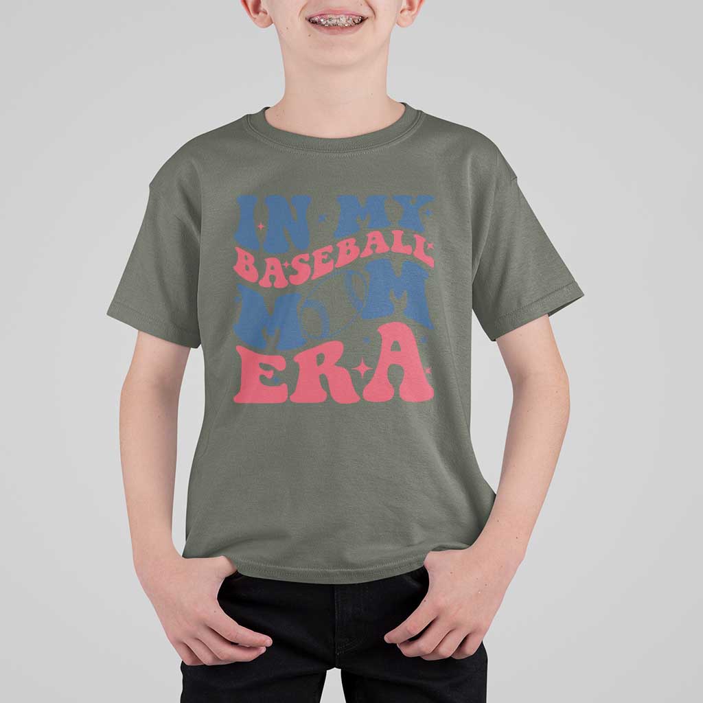 In My Baseball Mom Era T Shirt For Kid Game Day Sports Mom