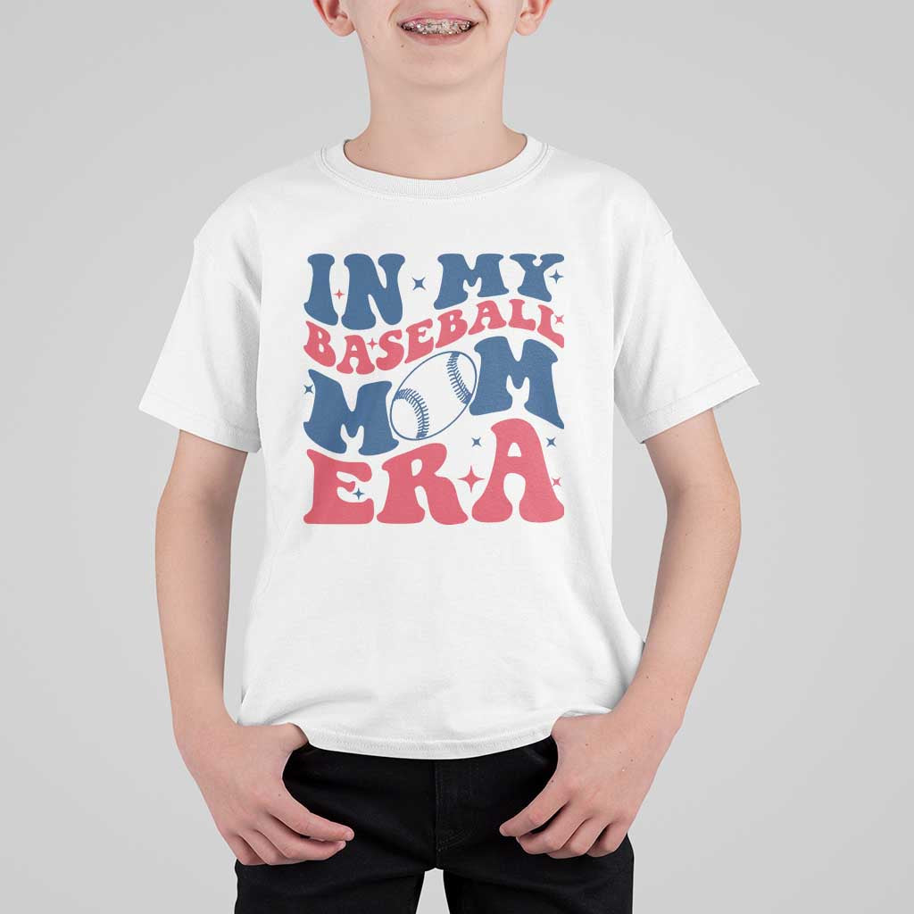 In My Baseball Mom Era T Shirt For Kid Game Day Sports Mom