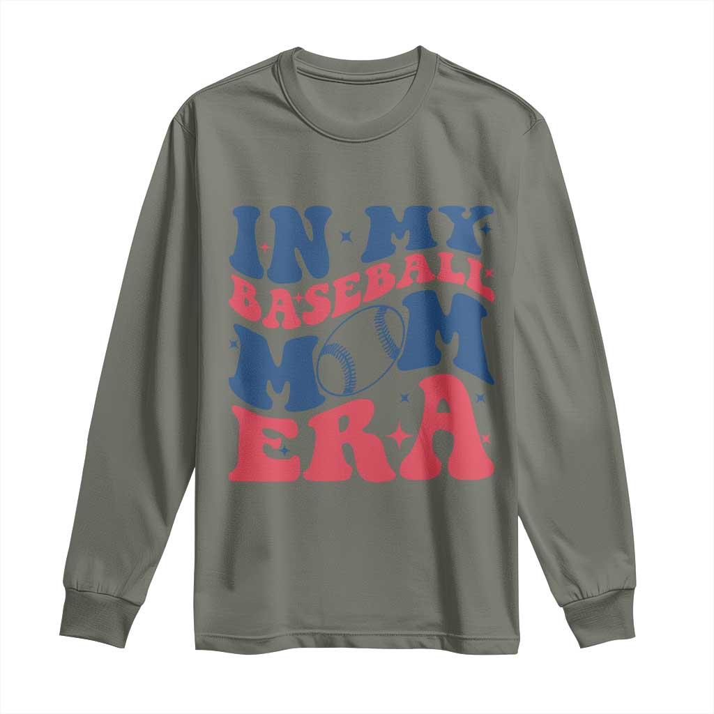 In My Baseball Mom Era Long Sleeve Shirt Game Day Sports Mom