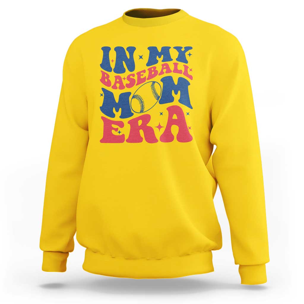 In My Baseball Mom Era Sweatshirt Game Day Sports Mom