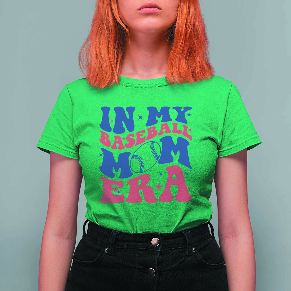 In My Baseball Mom Era T Shirt For Women Game Day Sports Mom