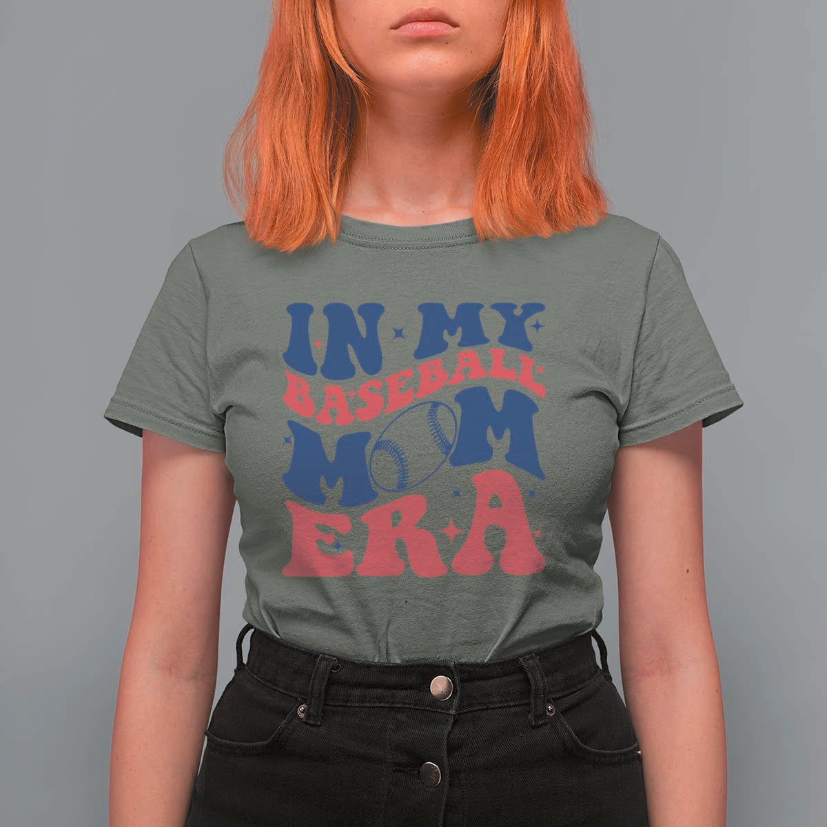 In My Baseball Mom Era T Shirt For Women Game Day Sports Mom