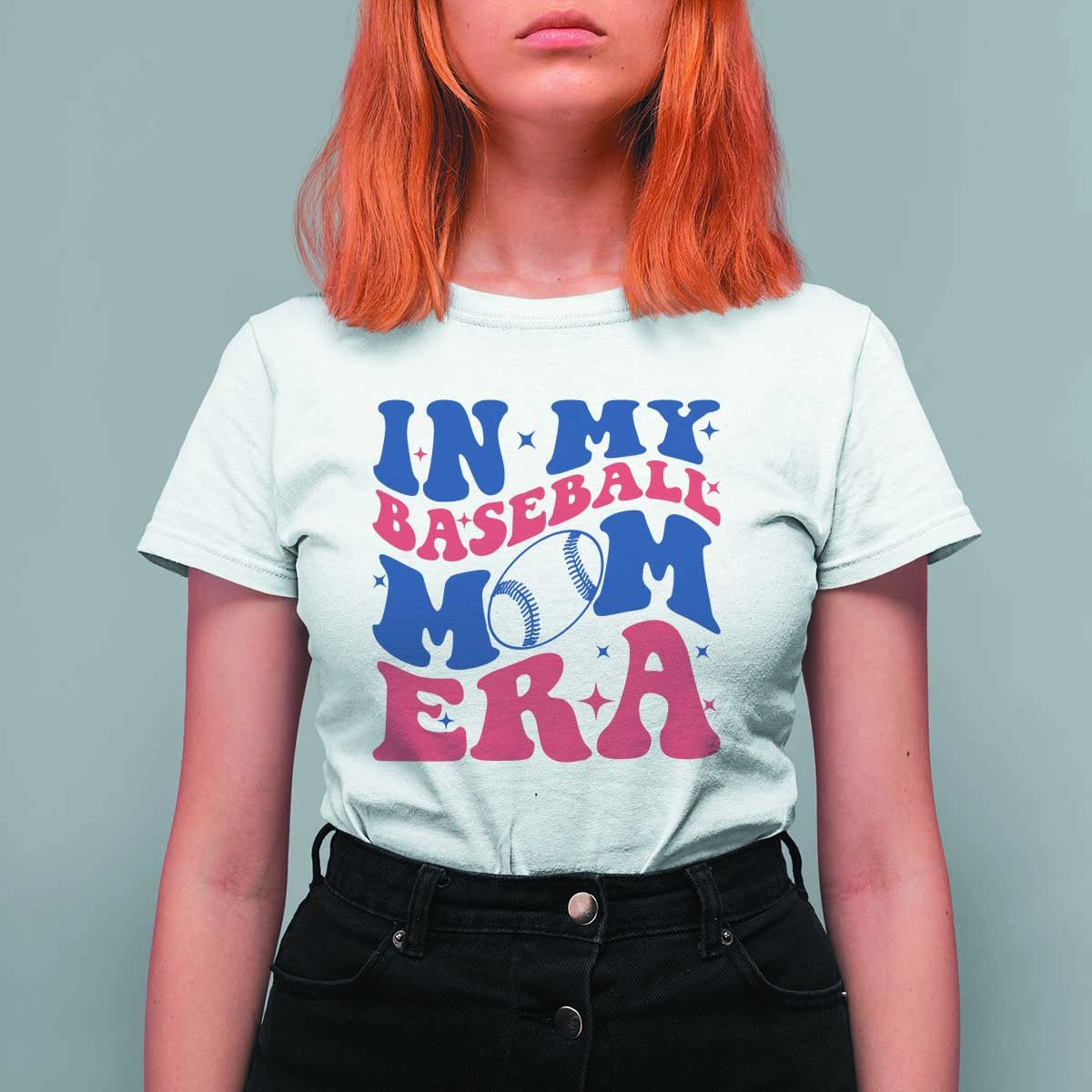 In My Baseball Mom Era T Shirt For Women Game Day Sports Mom