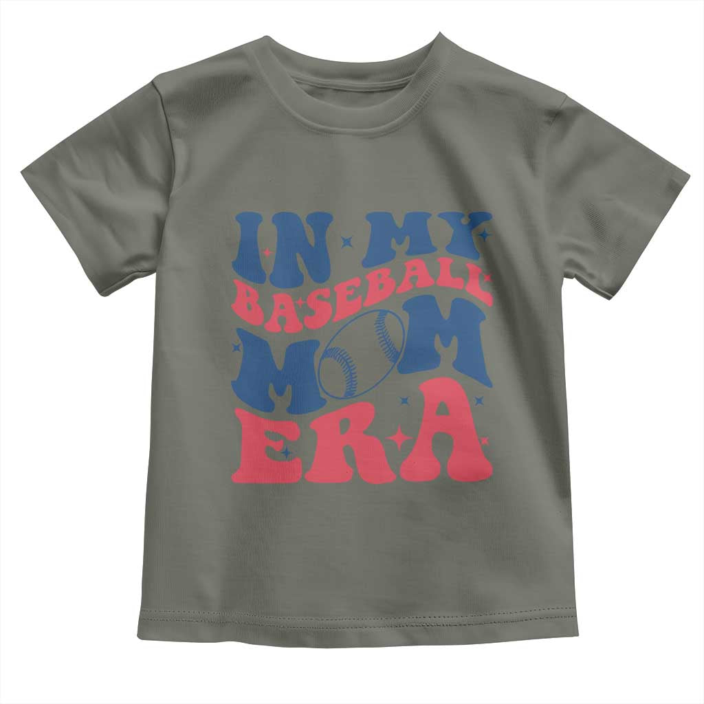 In My Baseball Mom Era Toddler T Shirt Game Day Sports Mom