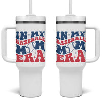 In My Baseball Mom Era Tumbler With Handle Game Day Sports Mom