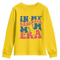 In My Baseball Mom Era Youth Sweatshirt Game Day Sports Mom
