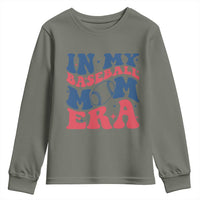 In My Baseball Mom Era Youth Sweatshirt Game Day Sports Mom