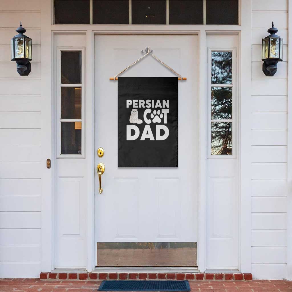 Proud Persian Cat Dad Garden Flag Funny Fluffy Cat Lover Gift
