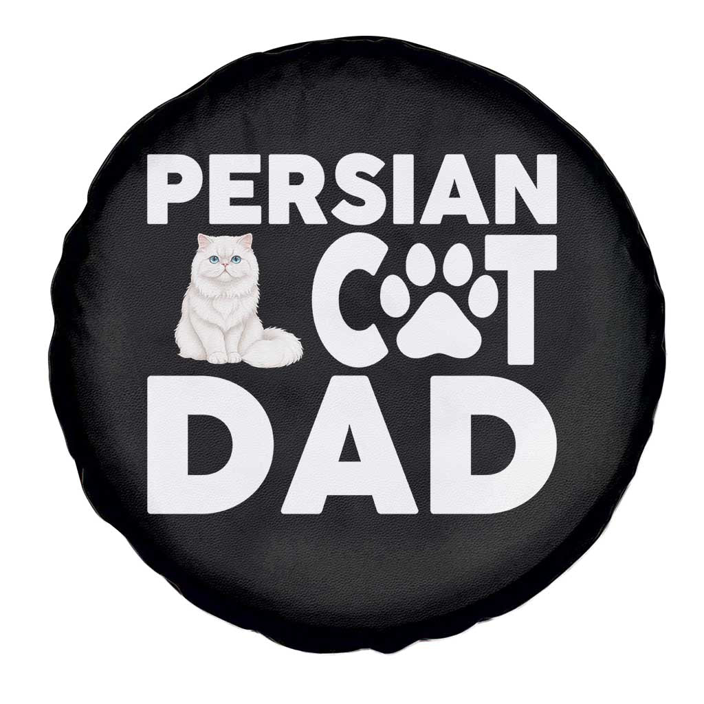 Proud Persian Cat Dad Spare Tire Cover Funny Fluffy Cat Lover Gift