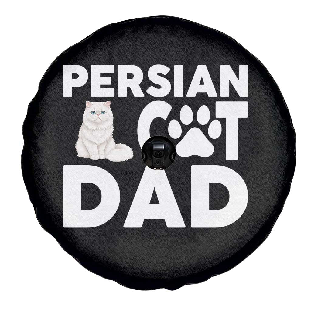 Proud Persian Cat Dad Spare Tire Cover Funny Fluffy Cat Lover Gift