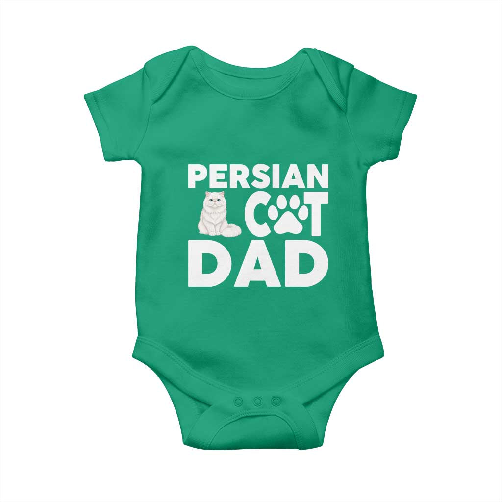 Proud Persian Cat Dad Baby Onesie Funny Fluffy Cat Lover Gift