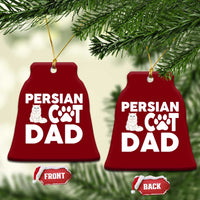 Proud Persian Cat Dad Ceramic Ornament Funny Fluffy Cat Lover Gift