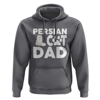 Proud Persian Cat Dad Hoodie Funny Fluffy Cat Lover Gift