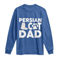Proud Persian Cat Dad Long Sleeve Shirt Funny Fluffy Cat Lover Gift