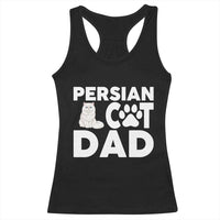 Proud Persian Cat Dad Racerback Tank Top Funny Fluffy Cat Lover Gift